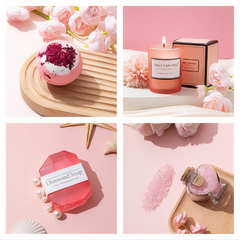JOYOFUN scented candle provides a warm, soothing glow