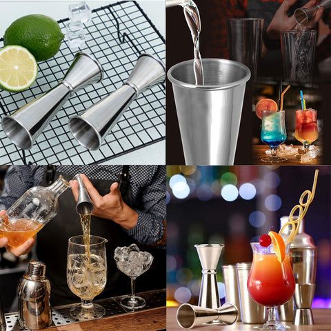 JOYONE ergonomic, one-handed jigger for quick measuring