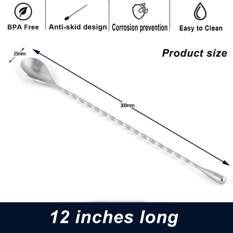 JOYONE spiral-pattern mixing spoon for easy stirring