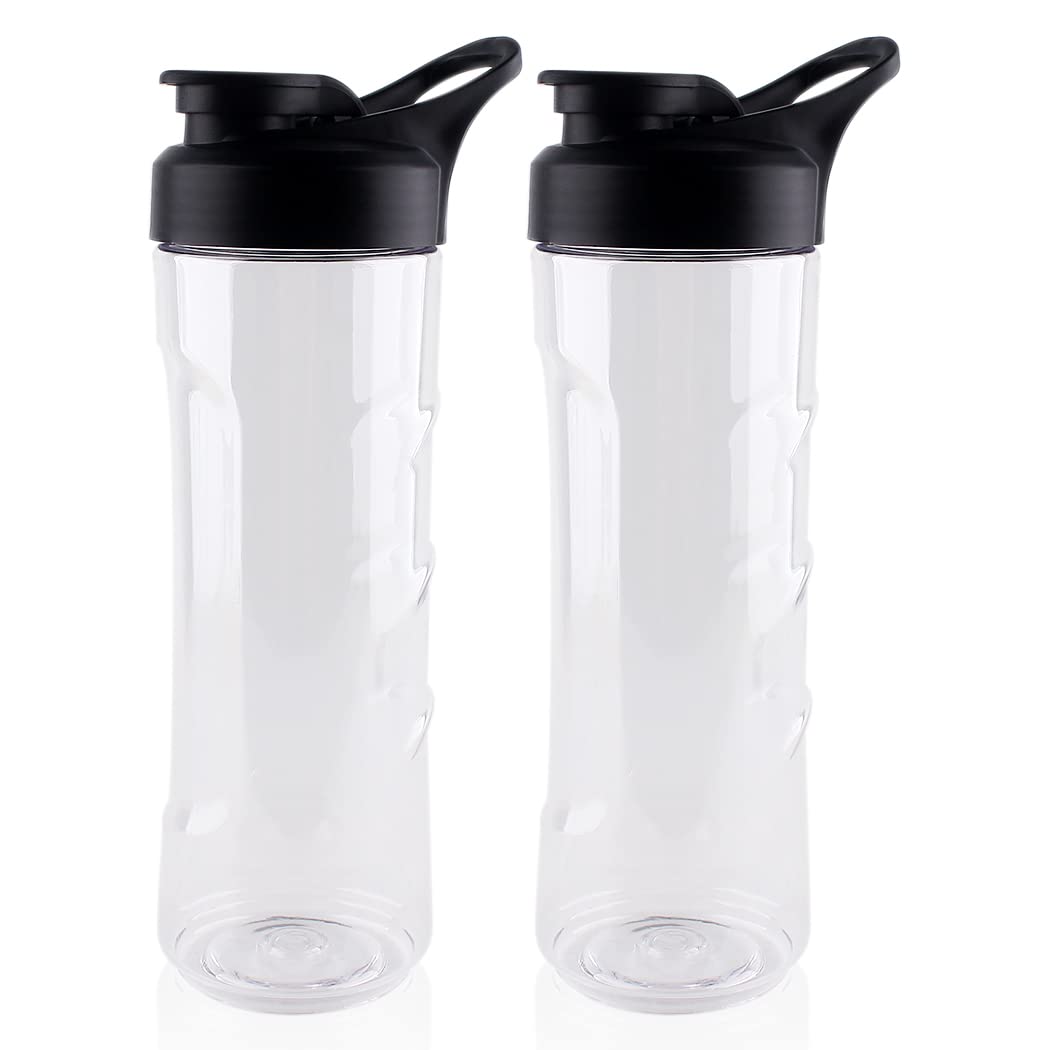 Joyparts two-pack to-go cups compatible with Oster for easy replacements.