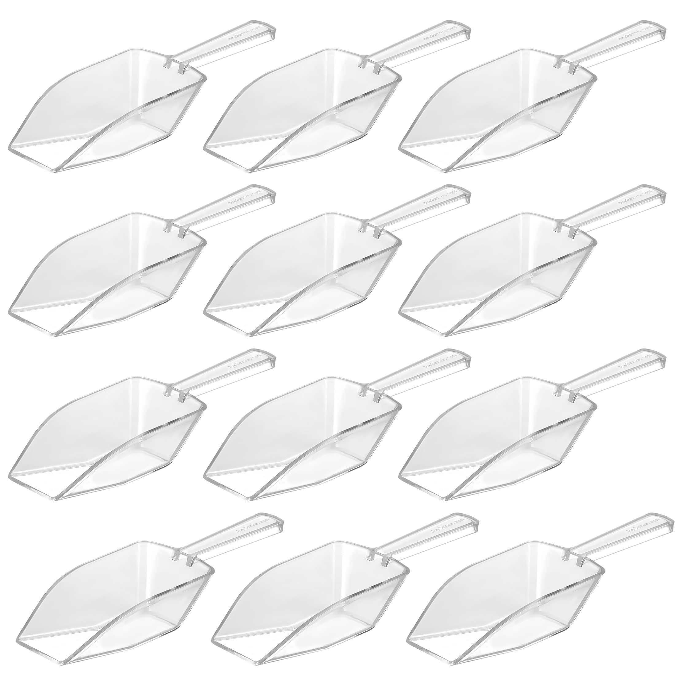 JoyServe 24-pack scoops help organize snacks and toppings at events