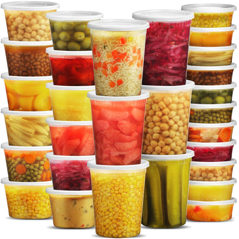 JoyServe 8oz cup deli containers for portioning and leftovers