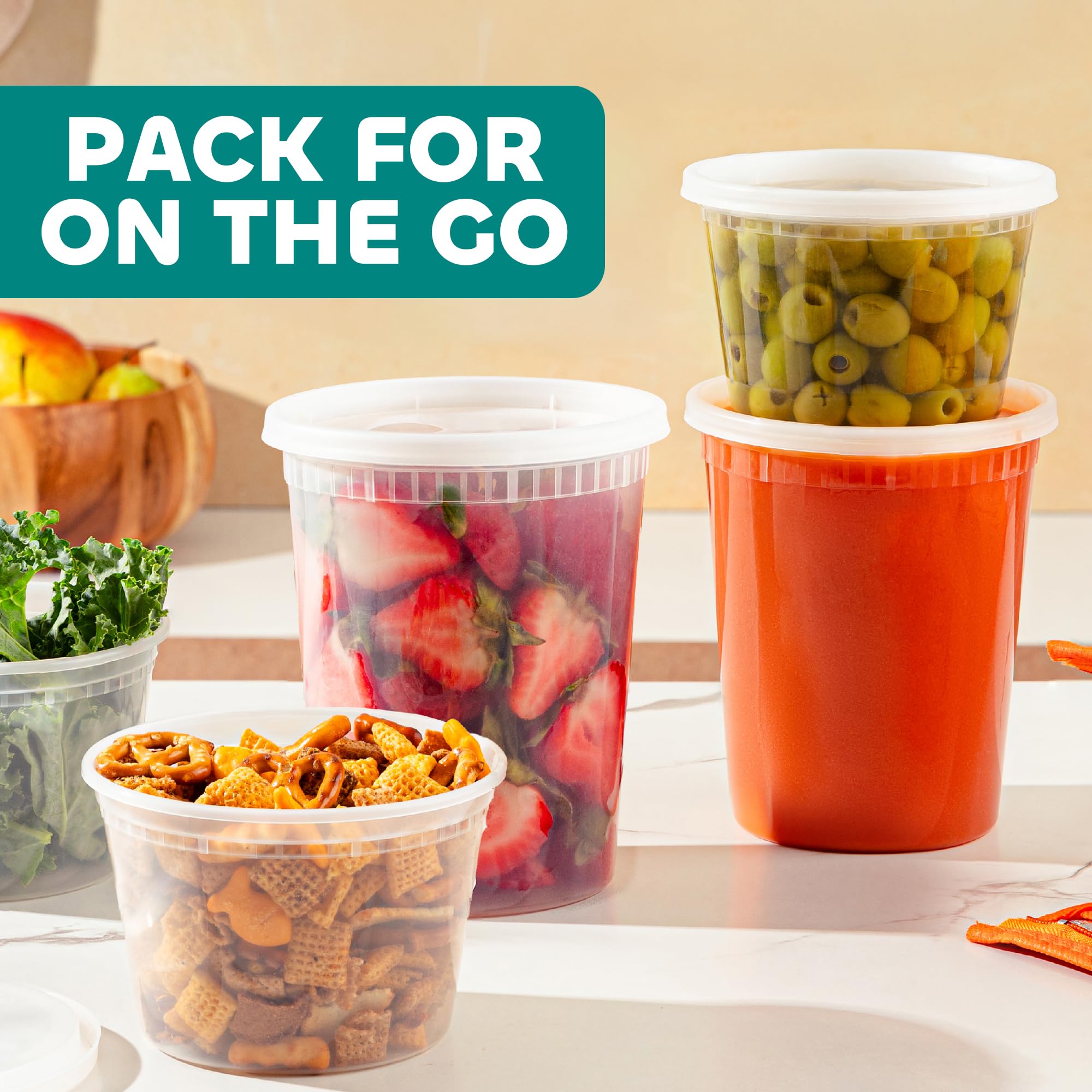 JoyServe leakproof airtight lid keeps sauces contained during transport