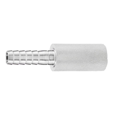JoyTube stainless steel diffusion stone with 1/4 inch hose barb for diffusion.