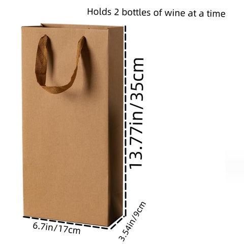 JPORSHU paper bag with handles is recyclable and eco-friendly.