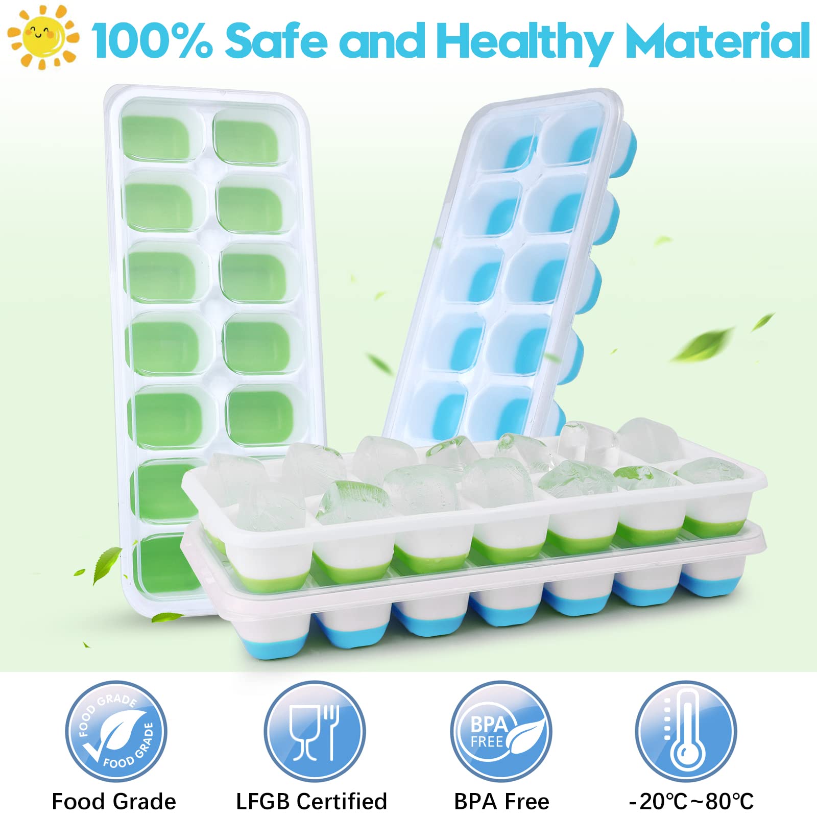 Jrisbo 56 cube set for entertaining and daily use