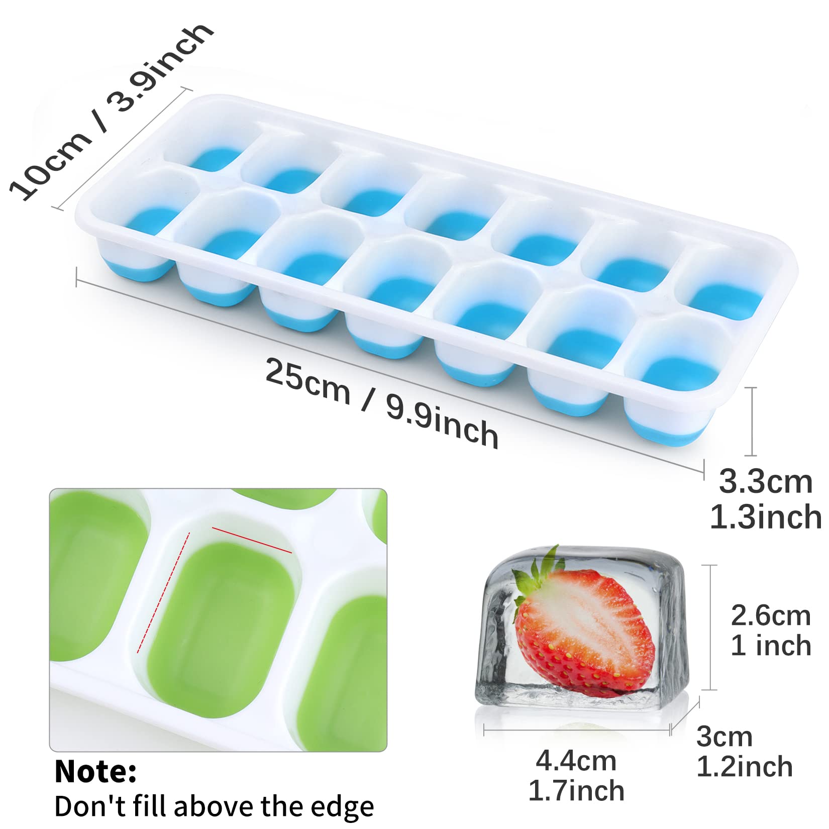 Jrisbo ice tray offers easy release for quick beverage prep