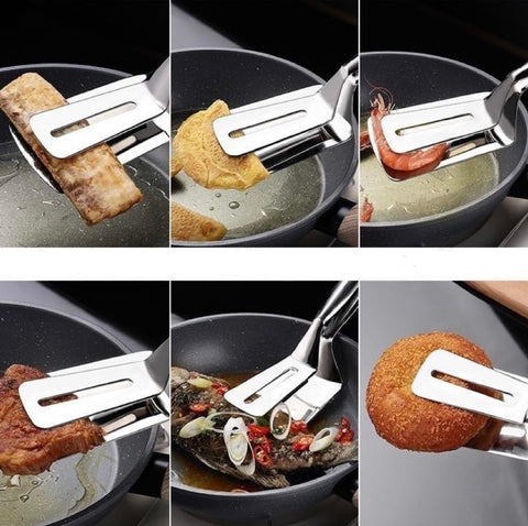 Jrsoul He dishwasher-safe spatula tongs for easy cleaning after cooking