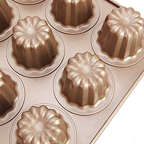 JRVT Love nonstick 12-cavity mold helps release baked treats cleanly.