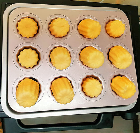 JRVT Love canele pan perfect for puddings, tarts, and mini cakes.