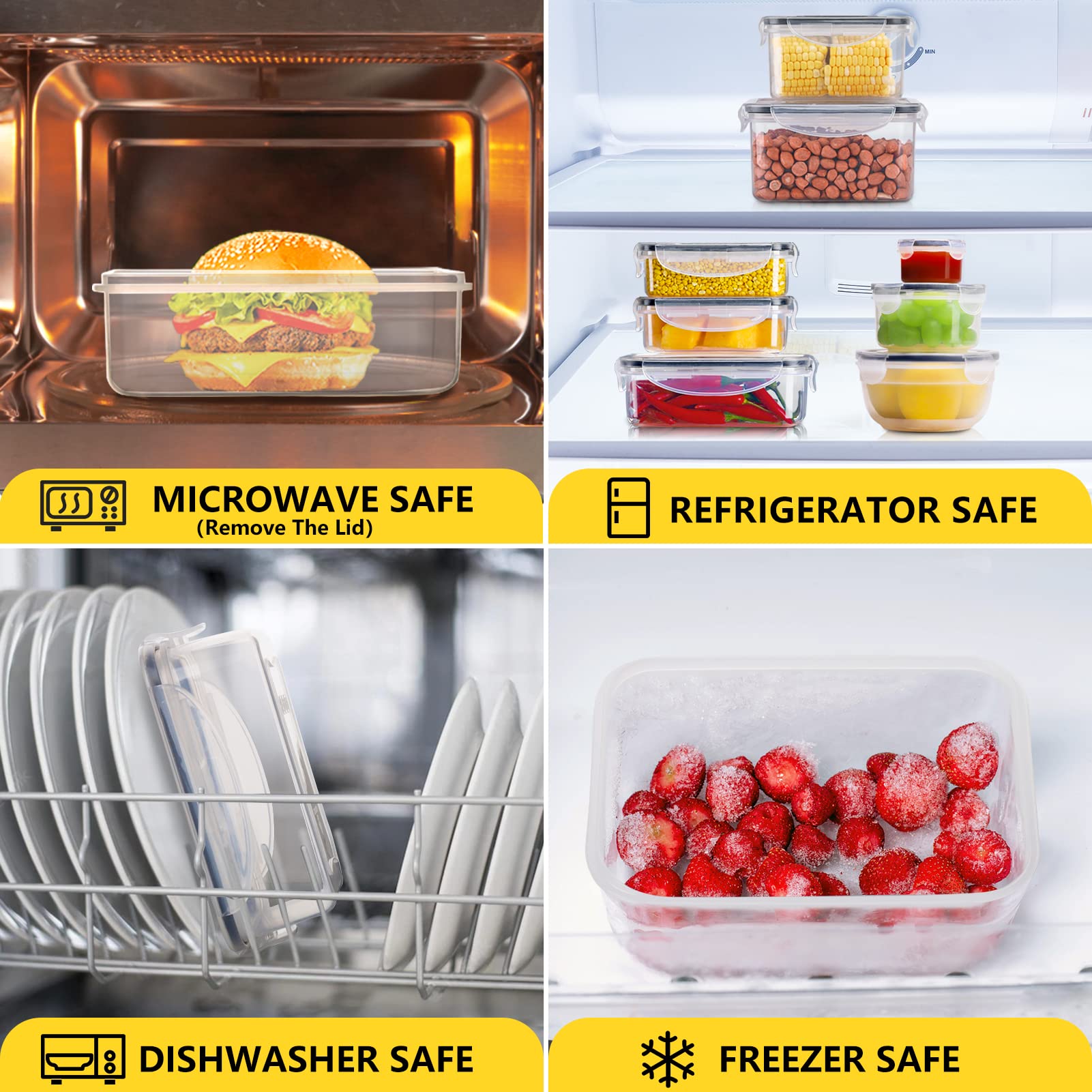 JSCARES leakproof silicone rings prevent odors and leaks.