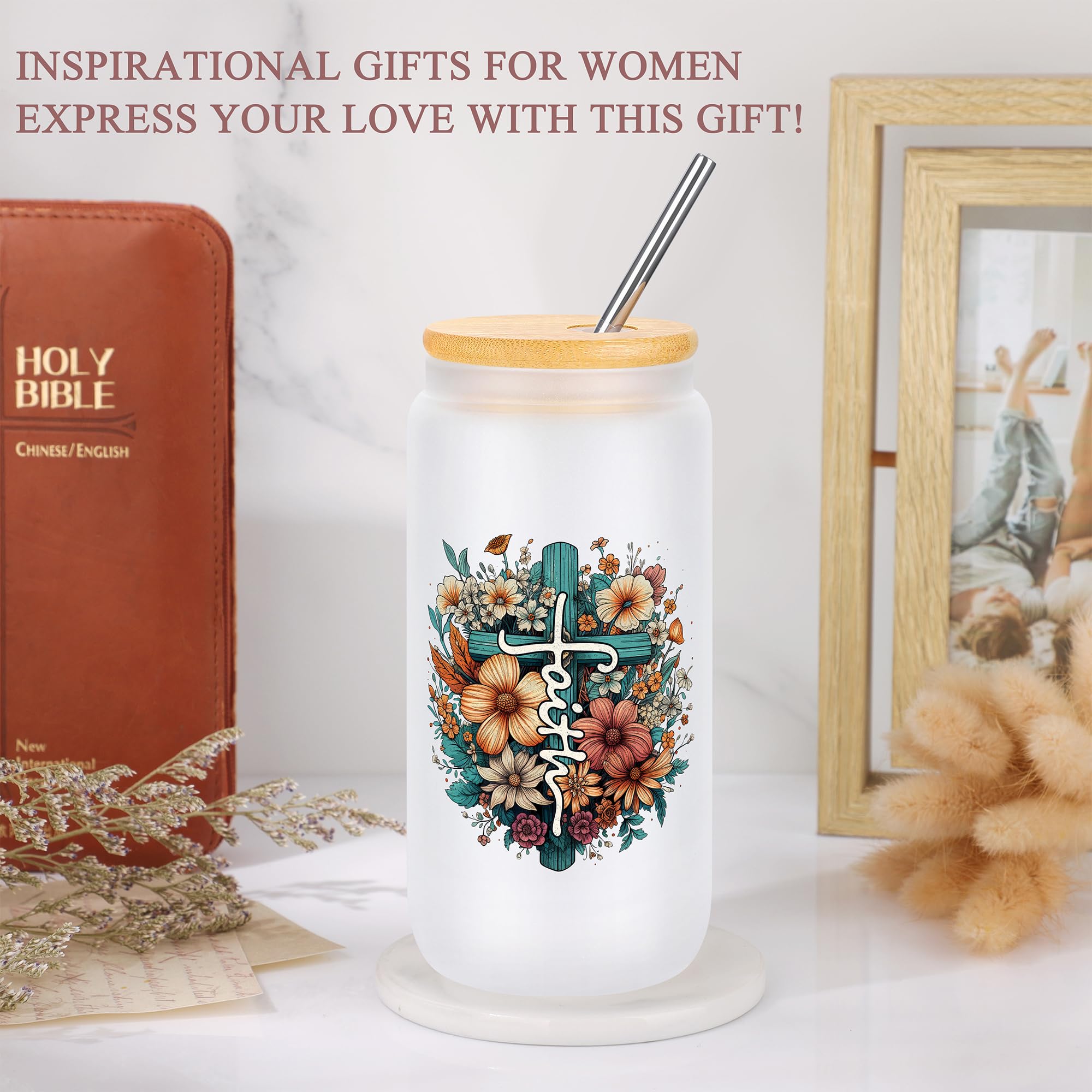 JSENGIFT lavender candle creating a calm, soothing atmosphere at home.