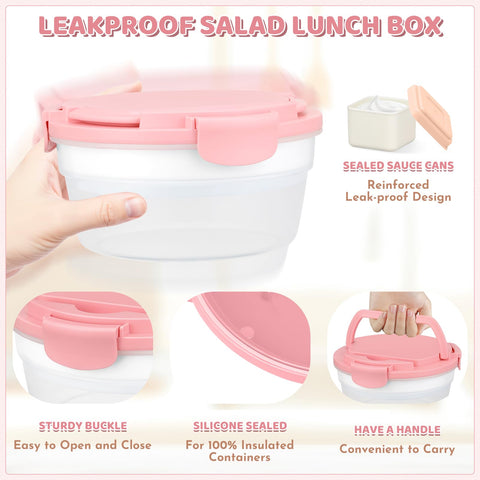 JSLOVE BPA-free plastic supports microwave, freezer, and top-rack dishwasher use.