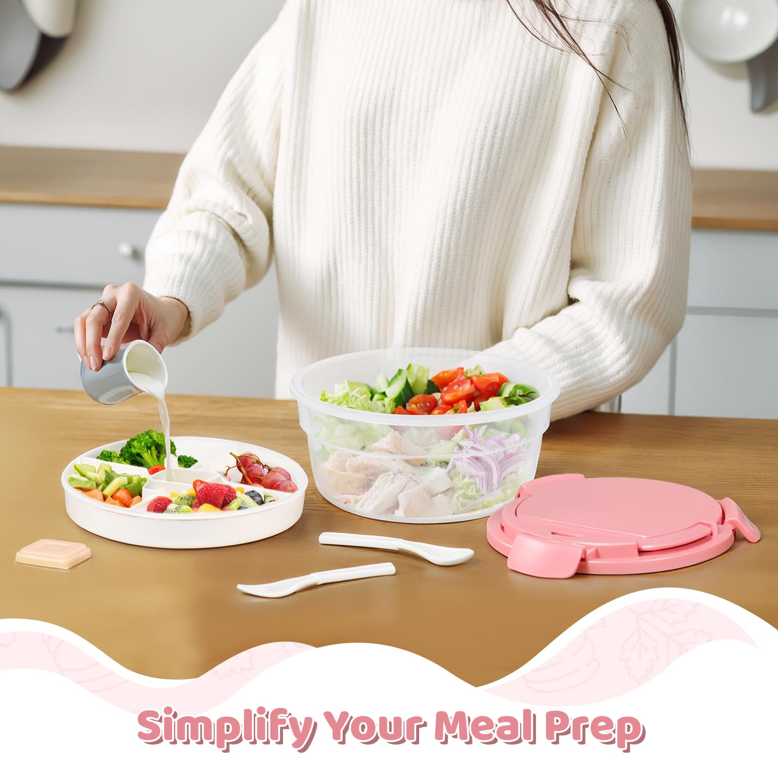 JSLOVE compact, stackable design saves space in bags and shelves.