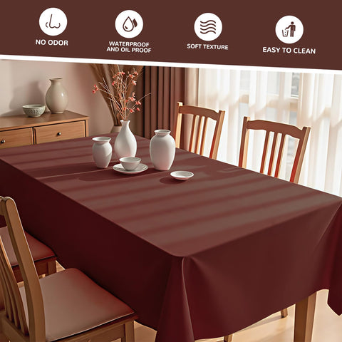 JSQBSECL packaged 14 brown tablecloths ready for party prep.