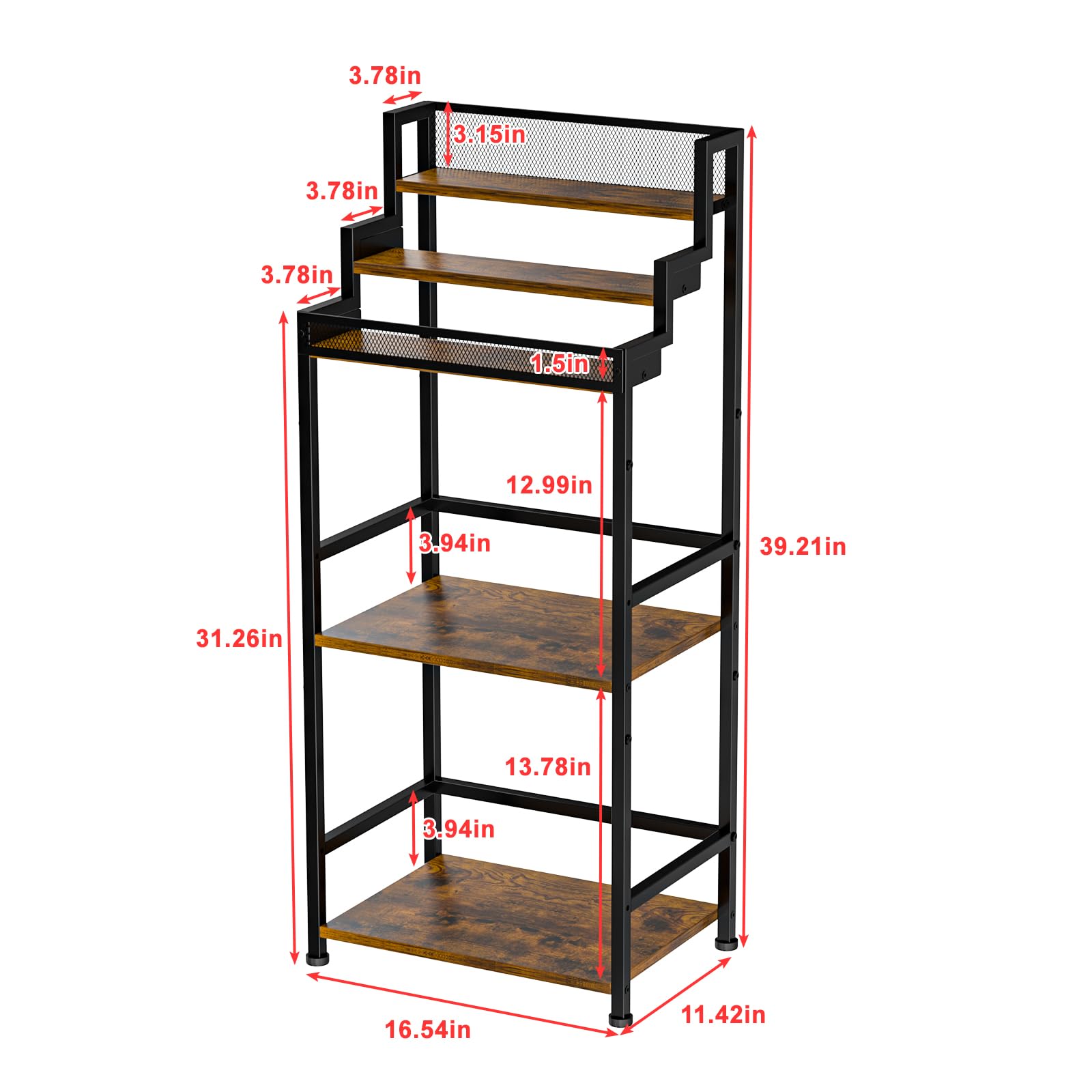 Jsskeeim adjustable feet keep the unit stable on carpeted or uneven floors.