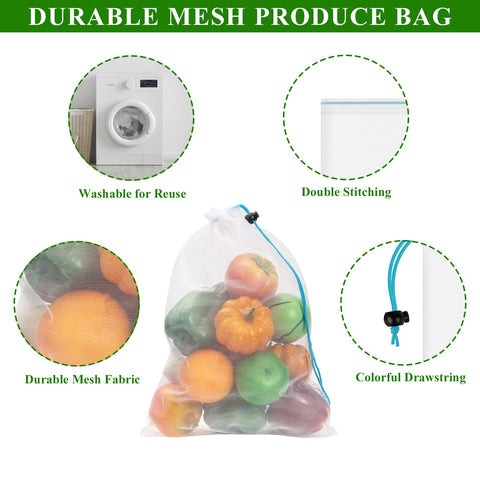 JSVSLTD foldable bags fit in purses for on-the-go use.