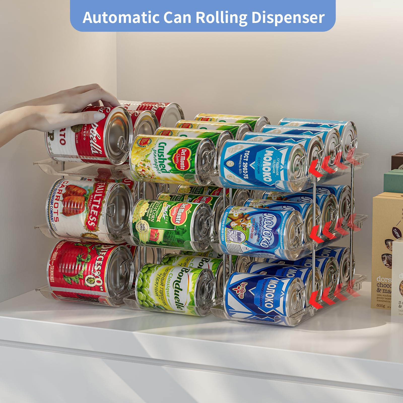 Durable, water-resistant Jsyrjing can rack with a tidy appearance