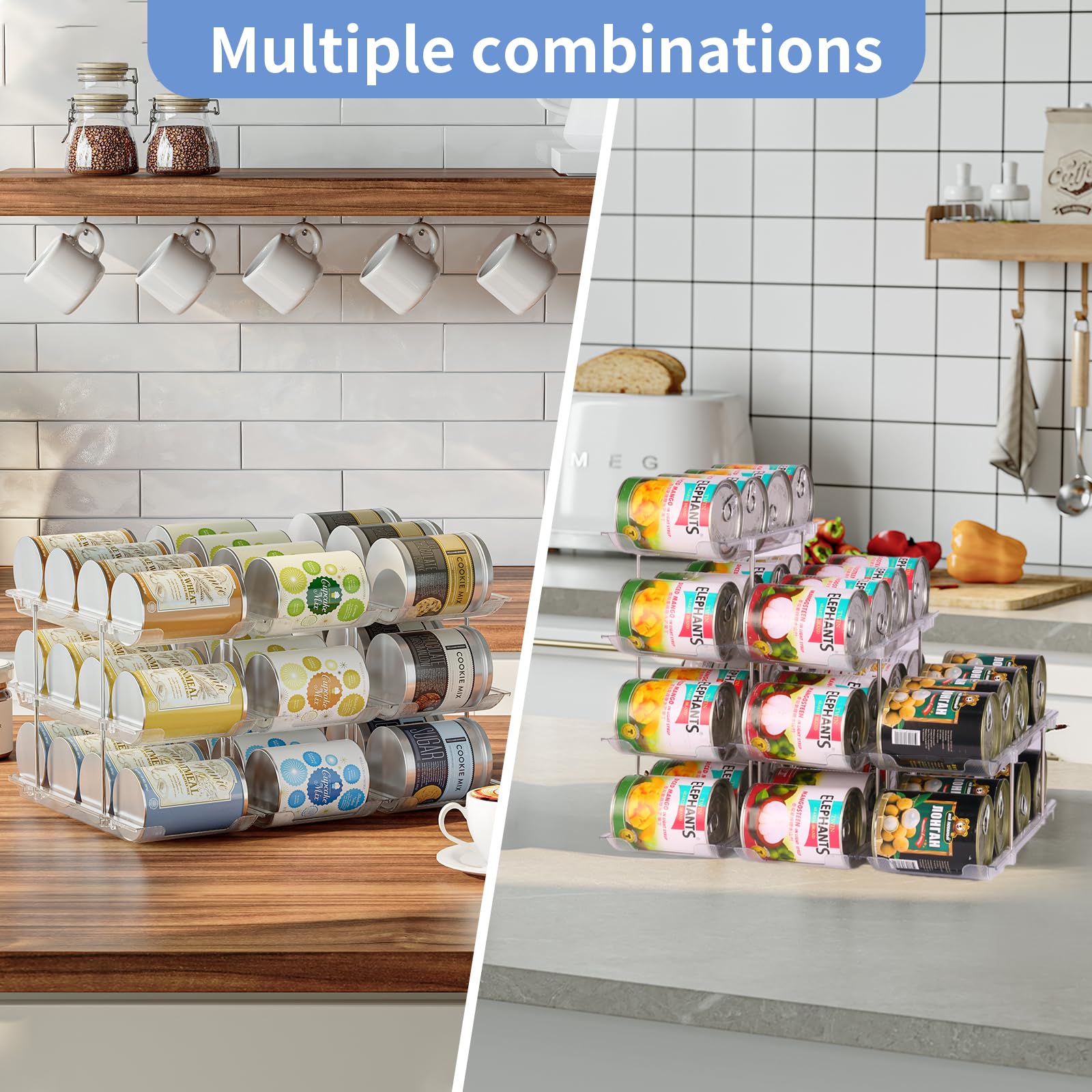 Modular Jsyrjing storage system adaptable to cabinet layouts