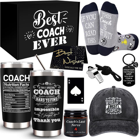 JTAMOHI coaches gifts tumbler keeps drinks hot or cold during practice and games
