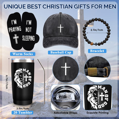 JTAMOHI cross hat adds faith to casual daily wear.