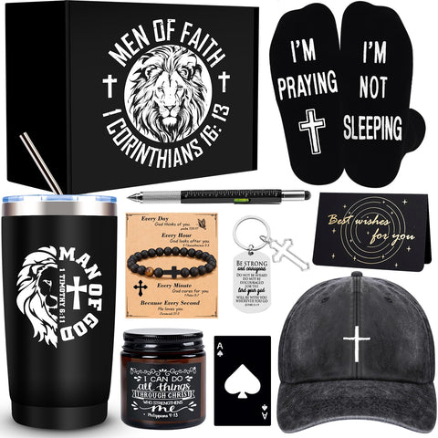 JTAMOHI Men of Faith tumbler for daily encouragement.