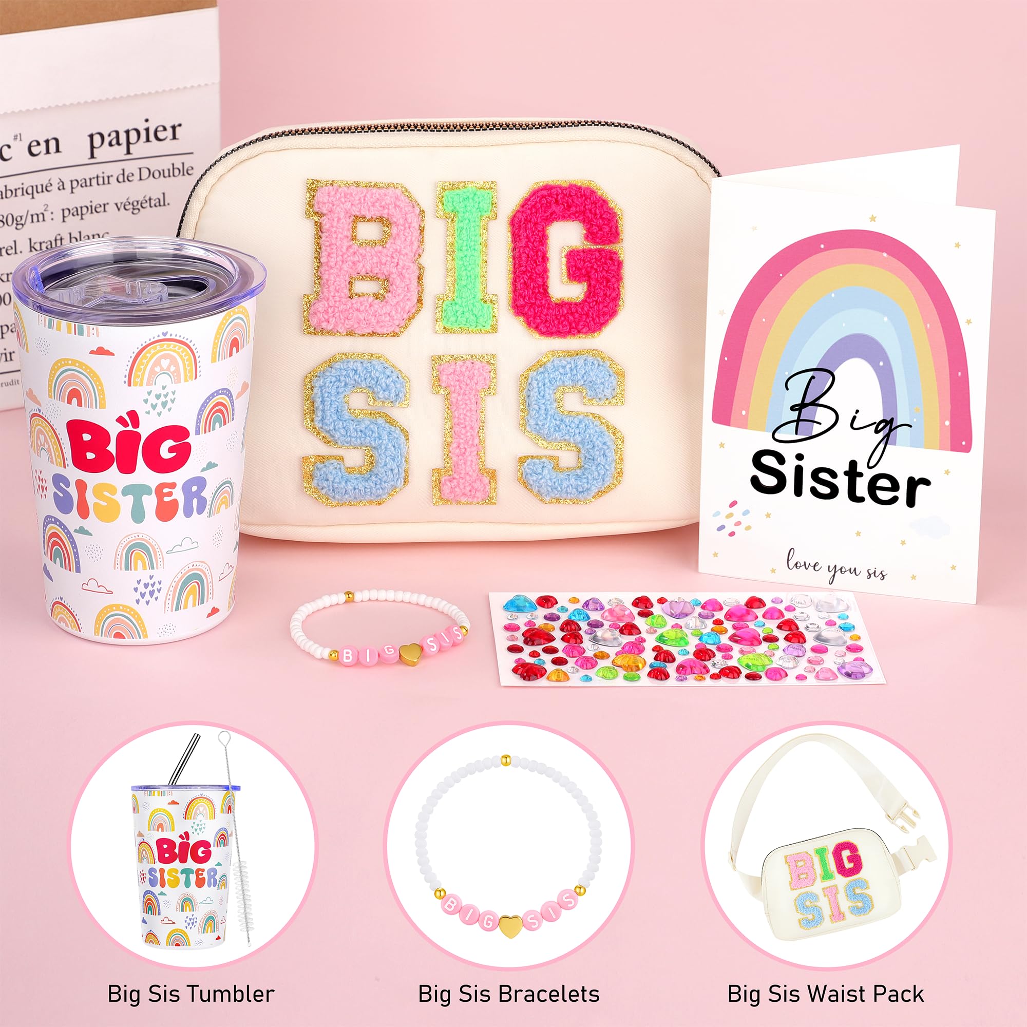 JTENGTOP gift set box presenting a warm welcome to a big sister