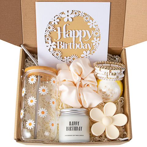 JTEWB birthday gift cup with retro daisy design for daily coffee rituals.