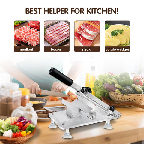Juanwan thickness adjustment knob enables precise cuts from 0.25 to 25 mm.
