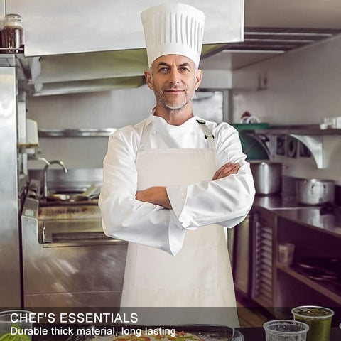 Jubatus 100% cotton beige apron offering breathable, durable material