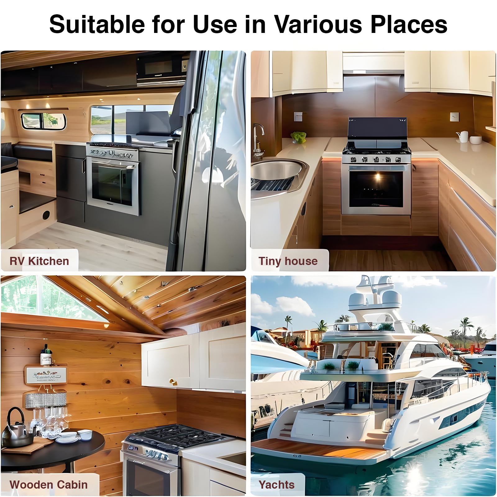 Jubilander acacia-wood cover enhances kitchen aesthetics with natural warmth