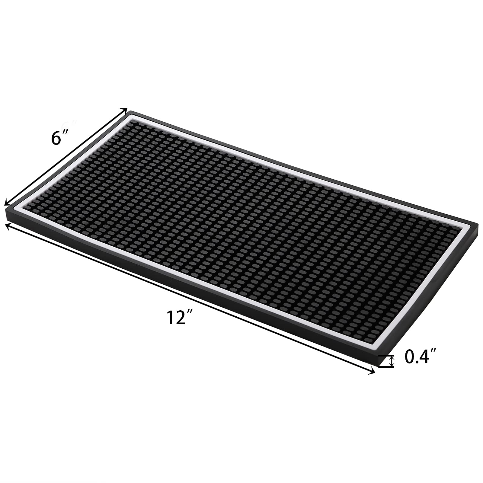 Jucoan non-slip bar mat stays in place during service