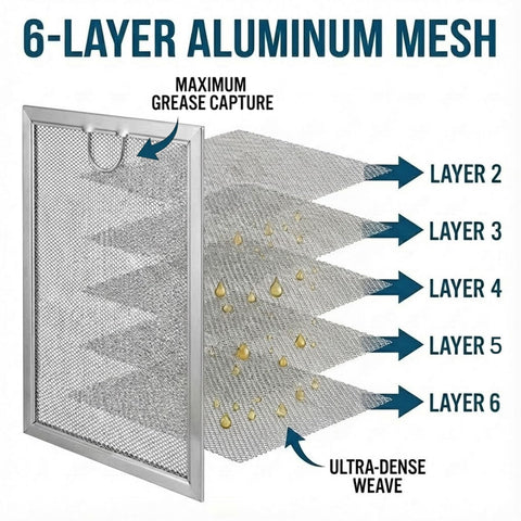 JUDAOLE replacement under-vent filter for GE microwaves, easy installation.