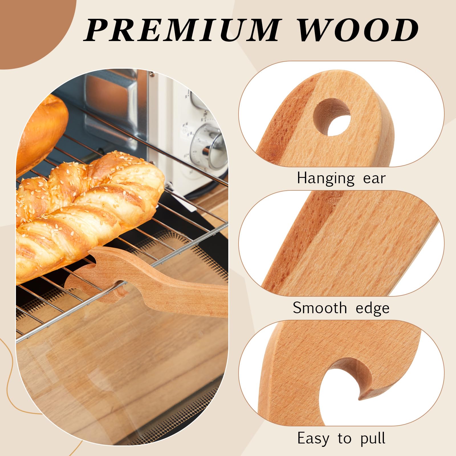 Juexica heat-resistant tool for moving trays without burns