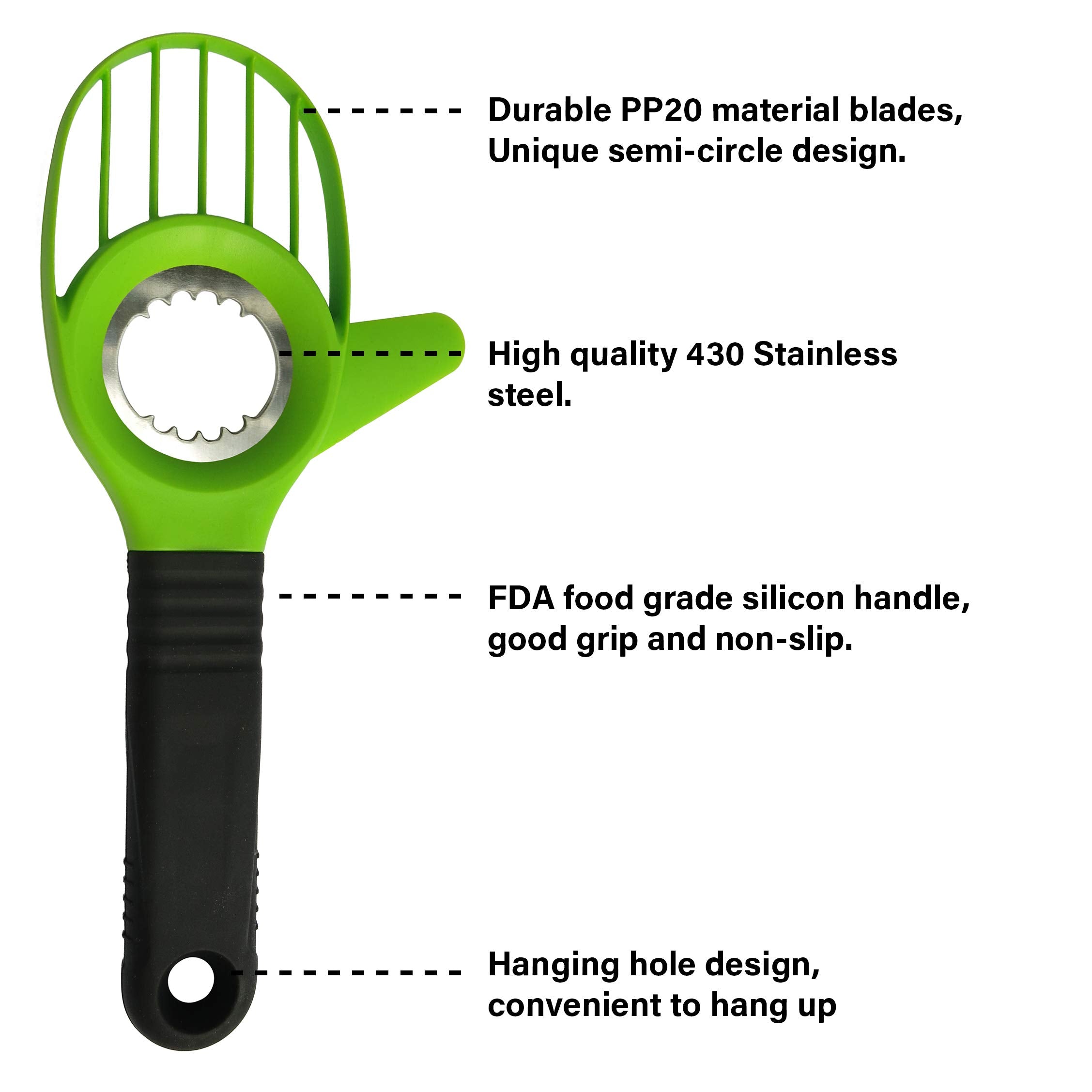 Jugetware Avocado Saver keeps the other half fresh longer.
