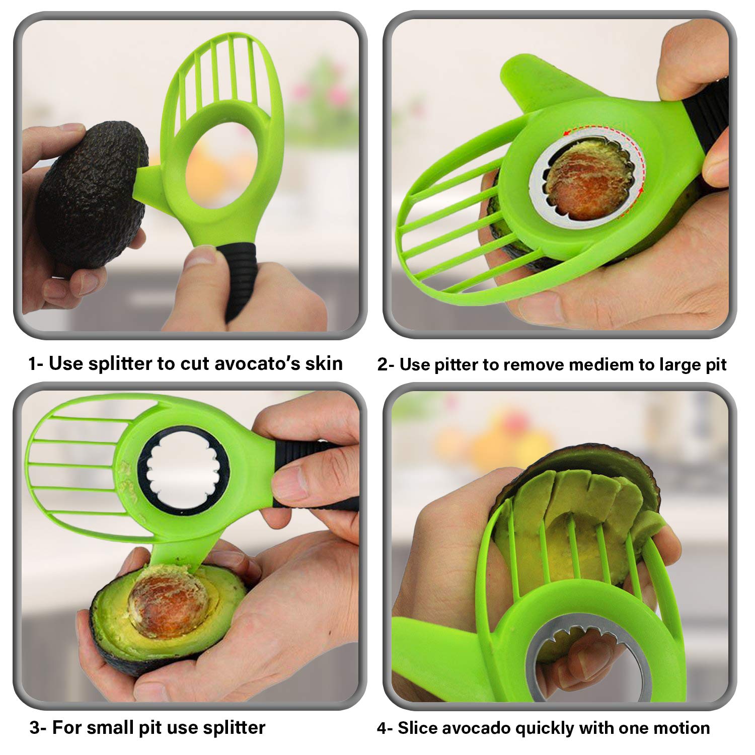 Jugetware Avocado Slicer Dishwasher Safe for easy cleanup.
