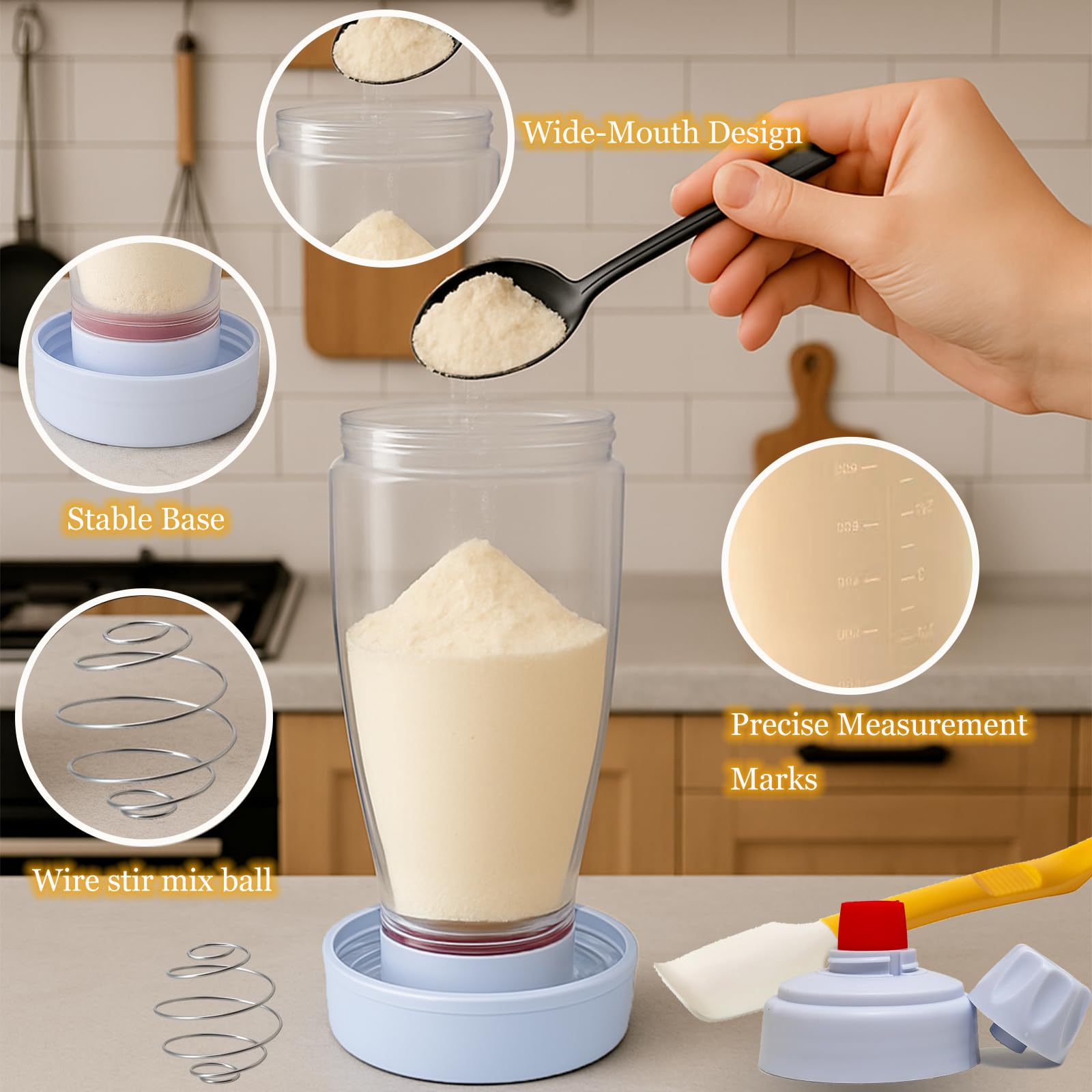 JUGGPENG batter dispenser with wide opening for simple loading and quick cleanup.