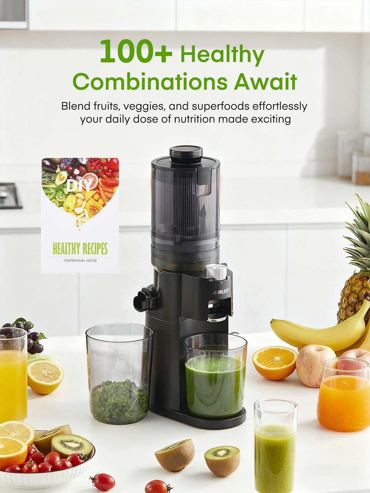 Juilist compact design fits counters and small spaces stylishly.