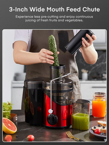 Juilist juicer three speed control for soft and hard produce