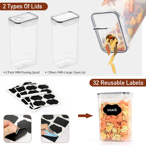 JUJOJB large containers store coffee and cereals visibly