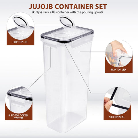 JUJOJB small containers great for spices and snacks