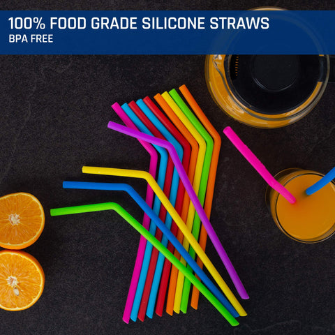 Juju World silicone straws for 30 oz tumblers with flexible fit.
