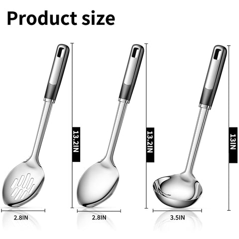 JULIPRO serving spoon in use for pasta and stews