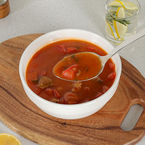 JULIPRO two-piece spoon set shown in kitchen use