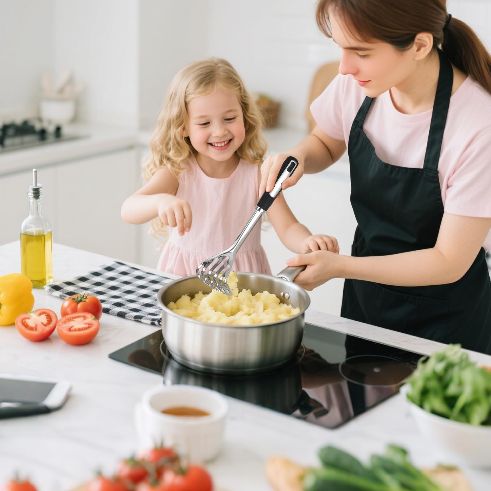 JULIPRO wok-spatula ideal for high-heat stir-fries