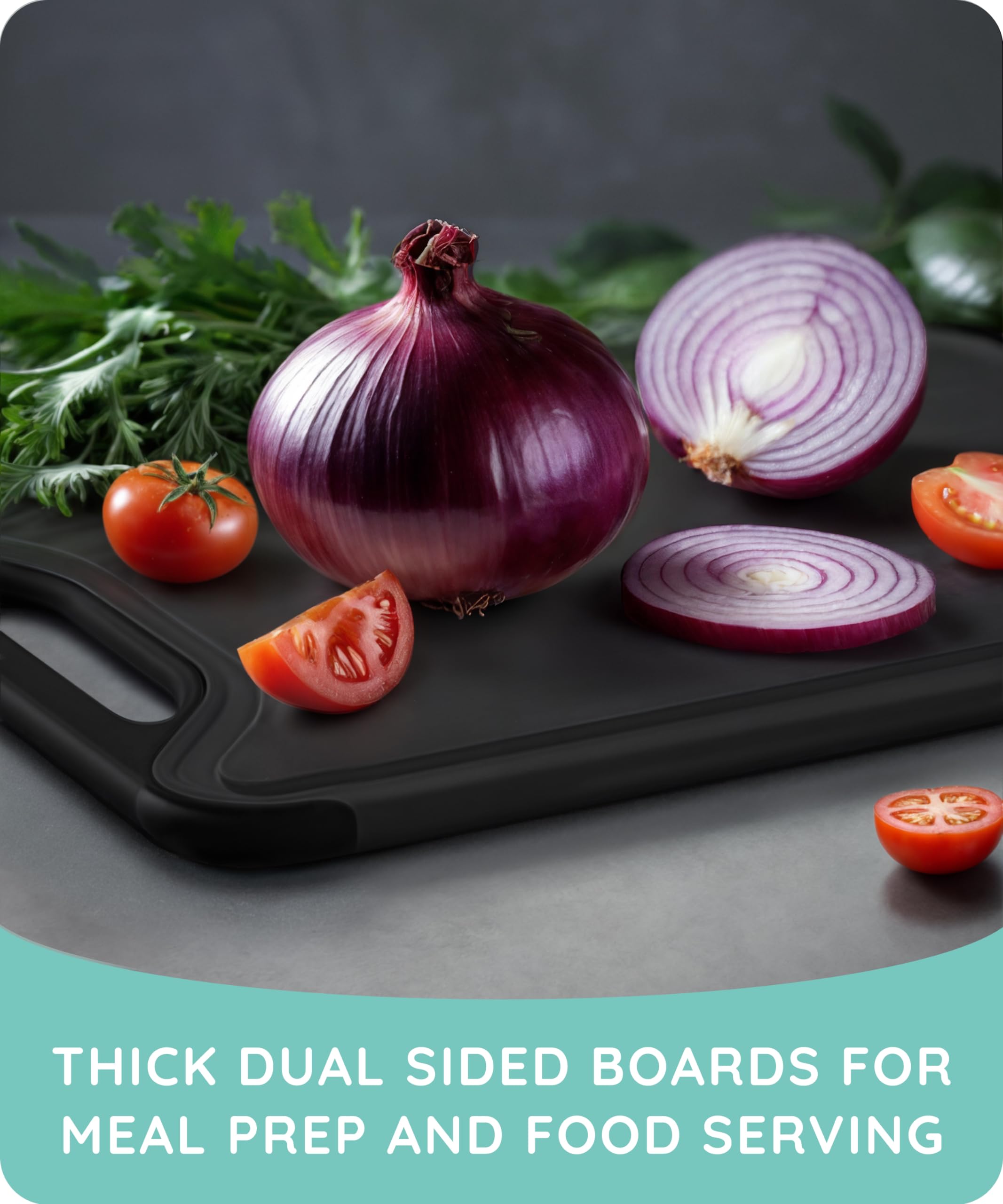 JULY HOME stain-resistant surface suitable for repeated kitchen use.