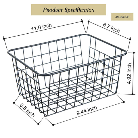 JUNCHU CHERRY wire basket ventilated mesh design keeps produce fresh.
