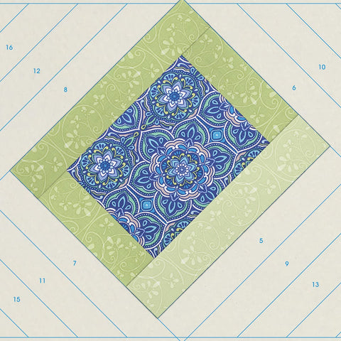 June Tailor placemats pattern helps beginners with piece-by-number construction