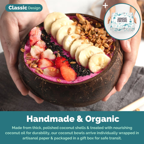 Jungle Culture bamboo straws showcased for eco-friendly sipping with bowls