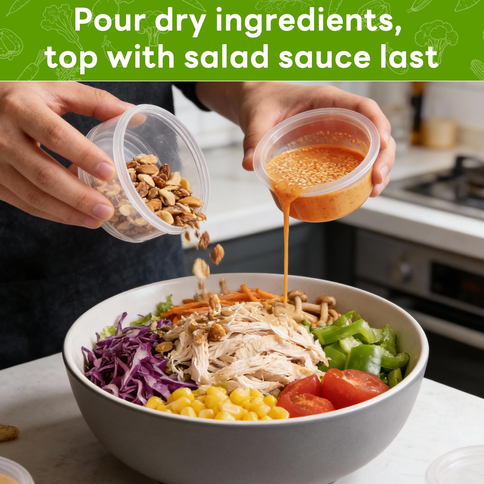 Junlin multi-use jar saves kitchen space and simplifies prep.